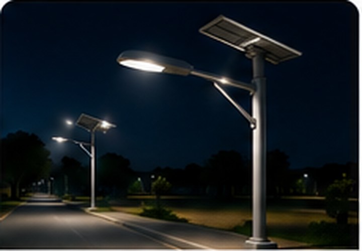 Éclairage public solaire autonome